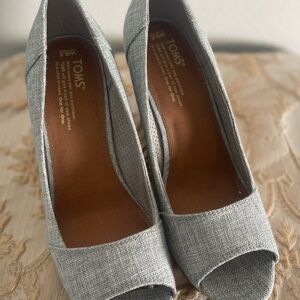 Toms Gray Women's Heels
